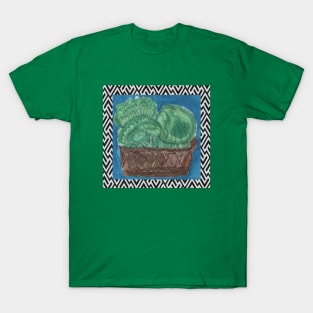 Busket with Broccoli T-Shirt